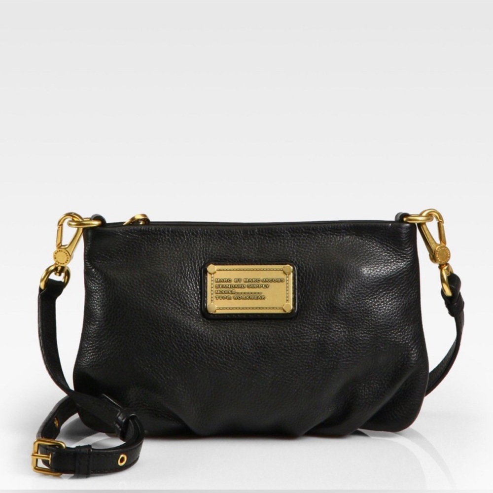 Marc by Marc Jacobs black Q Percy Crossbody
